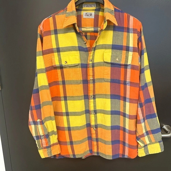 Paulo Conti L light flannel vintage shirt in excellent condition - Picture 3 of 6